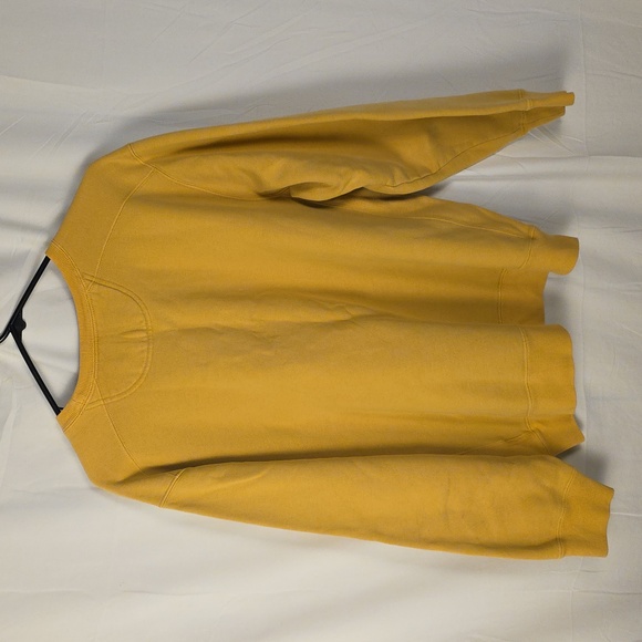 Eddie Bauer Men's Mustard Crewneck Sweater - Picture 4 of 7